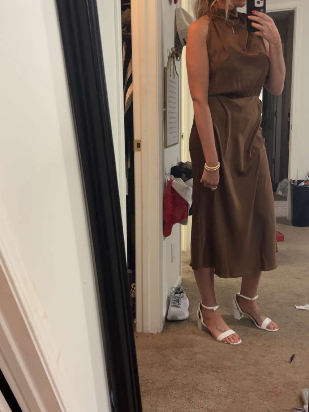 Women's brown dress